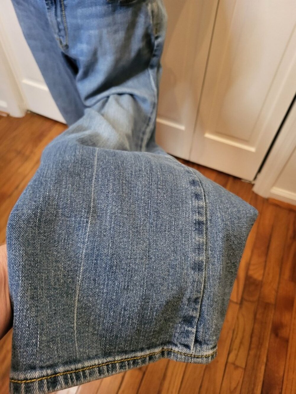Vintage Y2K Lucky Brand Jeans Bootcut Low Rise sz 12/31 Short 00s Back to School - Picture 10 of 12